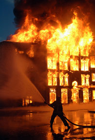 Пожары в общественных зданиях